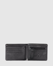 QUIKSILVER SLIM RAYS WALLETS BLACK