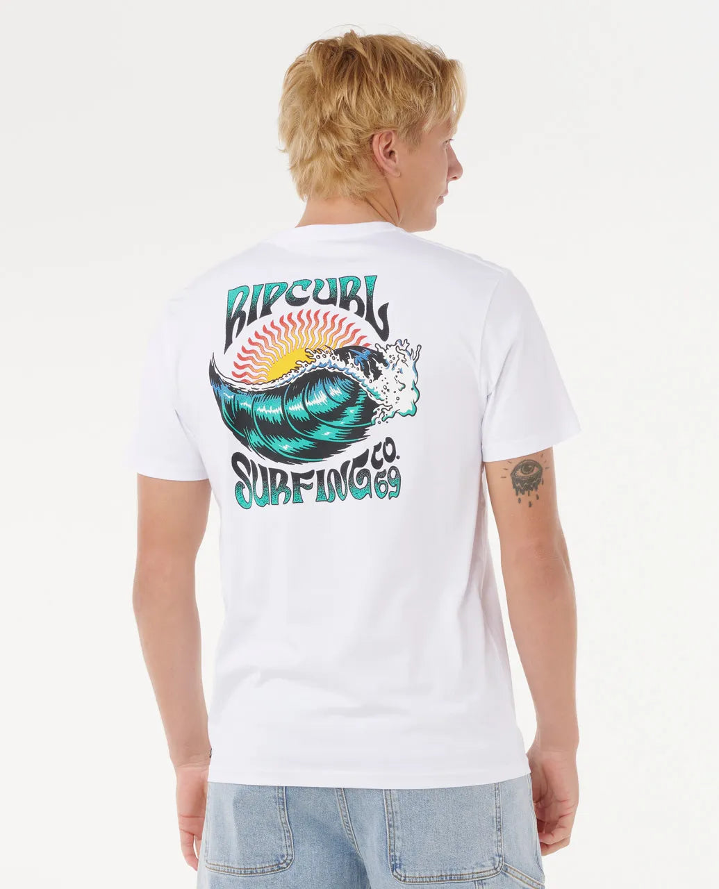 RIP CURL HAZED AND TUBED TEE