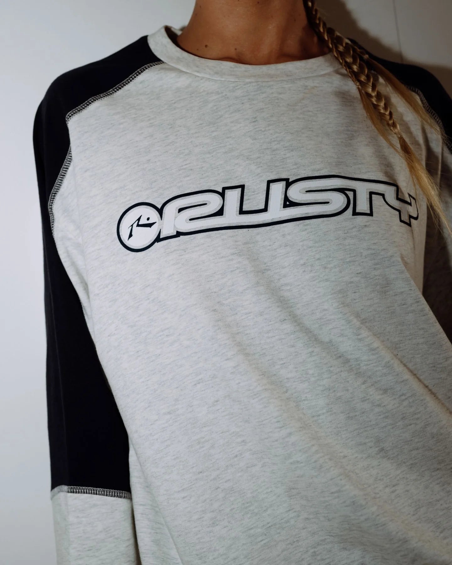 RUSTY TIMMY TARGET CONTRAST L/S TEE