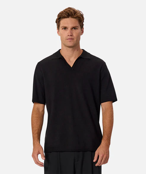 INDUSTRIE THE HAMPSHIRE POLO BLACK