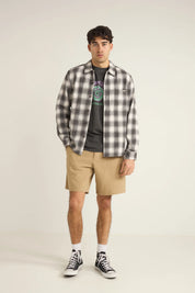 RHYTHM PLAID LS FLANNEL SHIRT