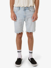 THRILLS BONES DENIM SHORT ETHER BLUE