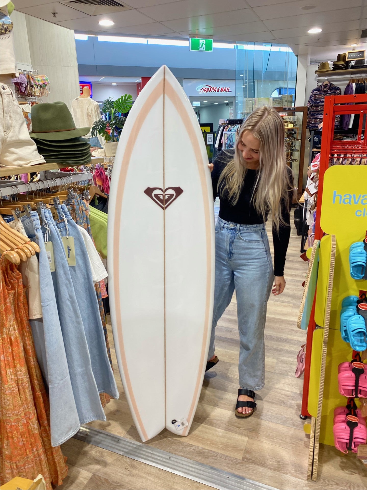 ROXY FISH SURFBOARD