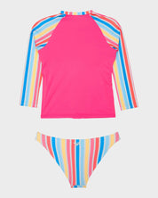 ROXY HOLY STRIPE LYCRA SET
