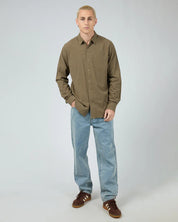 TEXTURE LS SHIRT - KHAK