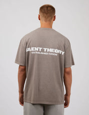 SILENT THEORY ALL DAY LOGO TEE MUSHROOM