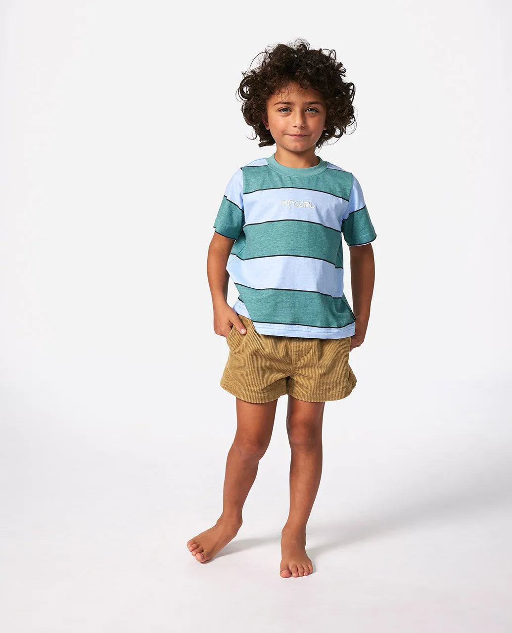 RIP CURL GROM ENGERGY STRIPE TEE