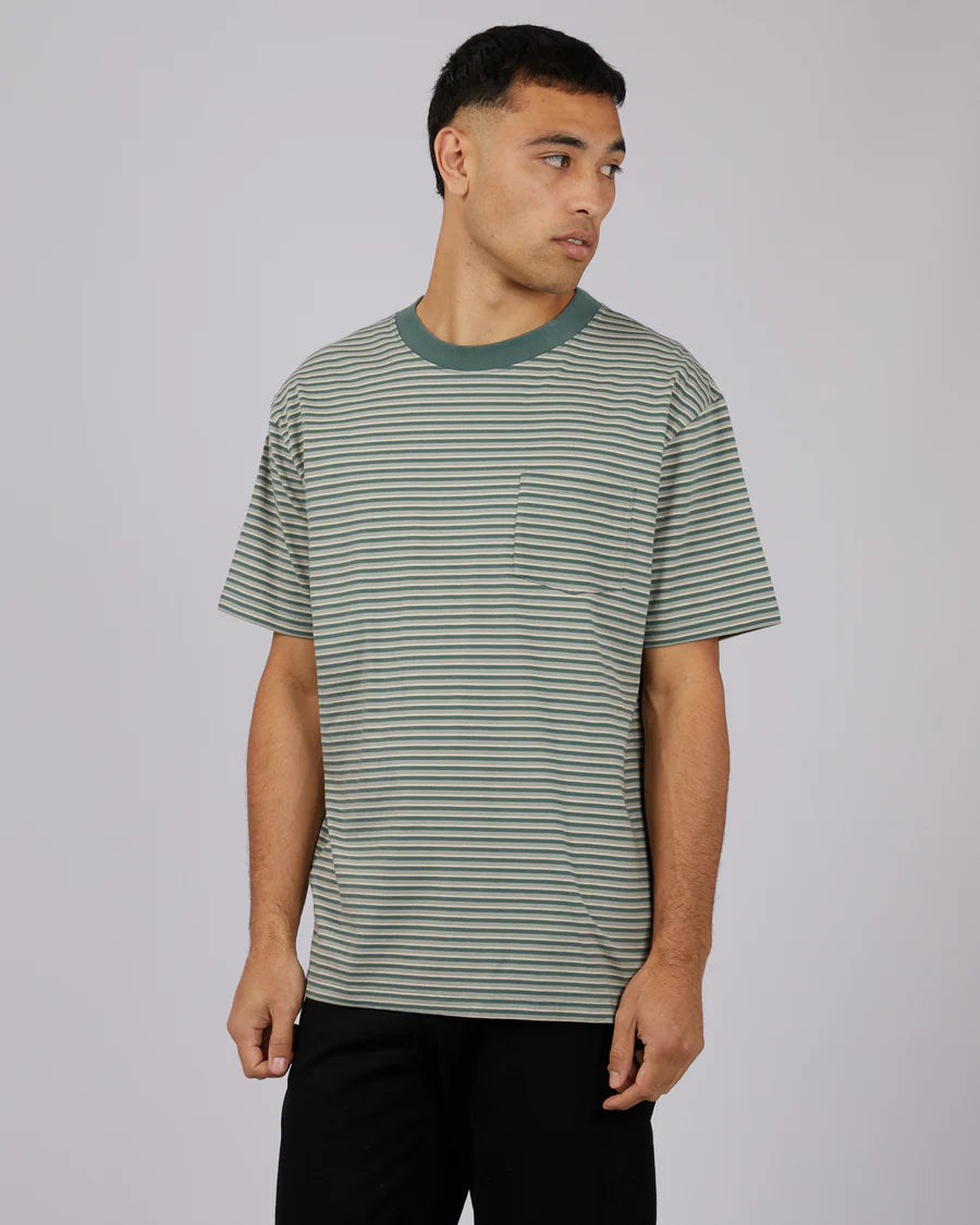 SILENT THEORY ROLLER STRIPE TEE