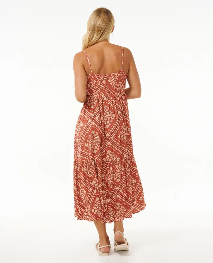 RIPCURL SOLEIL BUTTON THROUGH MAXI