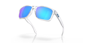 OAKLEY HOOLBROOK XL POLISHED CLEAR W/PRIZM SAPPHR IRID POL