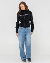 RUSTY SUNDIAL ZIP THROUGH  KNIT