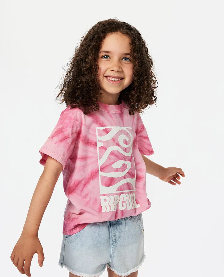 RIPCURL SUNKISSED TIE DYE TEE GIRL