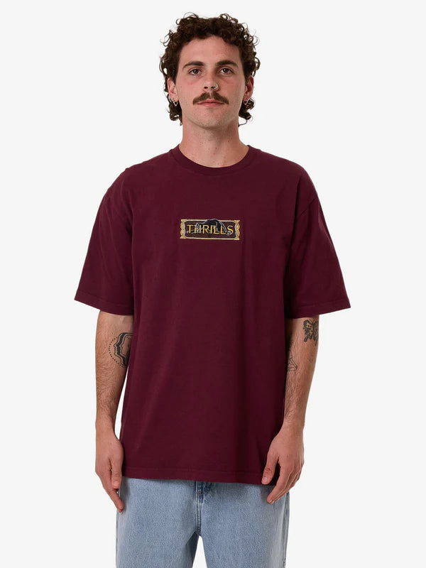 THRILLS BEHIND IT ALL OVERSIZE FIT TEE - WINE TASTING