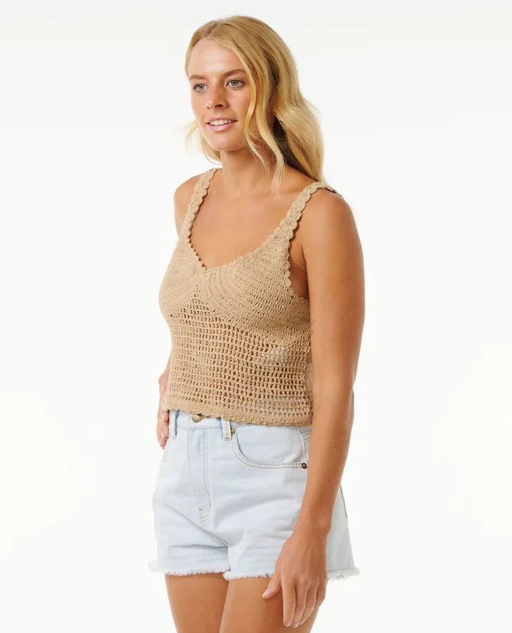 RIPCURL SOLEIL CROCHET TOP