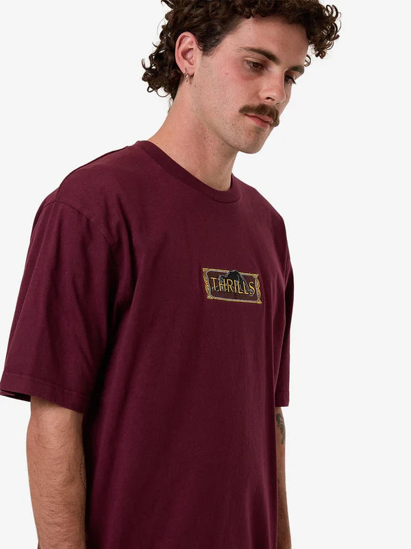 THRILLS BEHIND IT ALL OVERSIZE FIT TEE - WINE TASTING