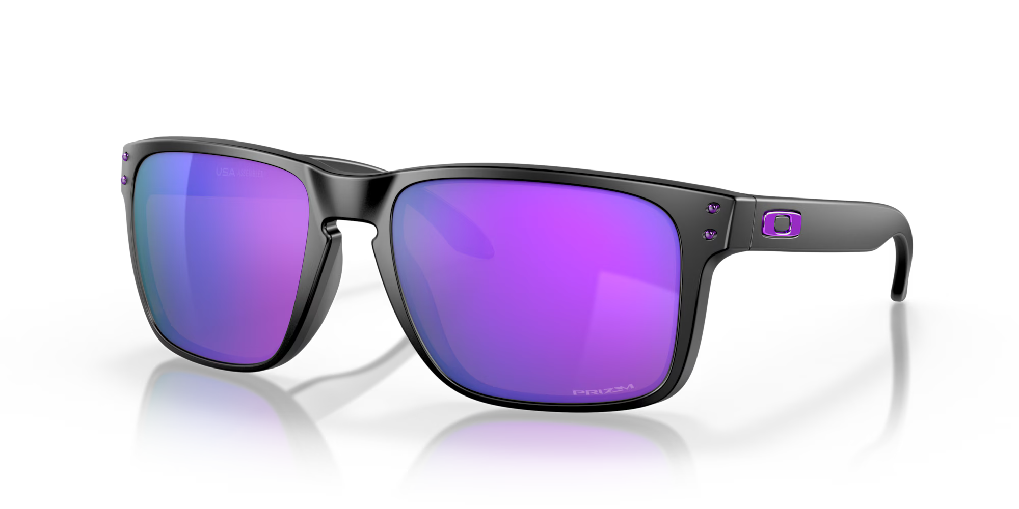 OAKLEY HOLBROOK XL MATTE BLACK W/ PRIZM VIOLET