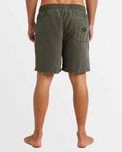 BILLABONG ALL DAY OVERDYE LAYBACK 17" BOARDSHORS - DARK MILITARY
