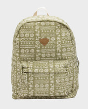 BILLABONG SCHOOLS OUT BACKPACK GREEN TEA