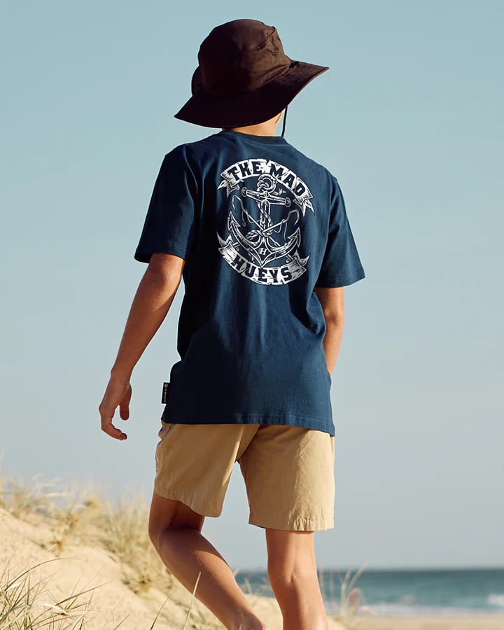 HUEYS DROP ANCHOR YOUTH TEE