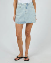 SILENT THEORY CARGO DENIM SKIRT