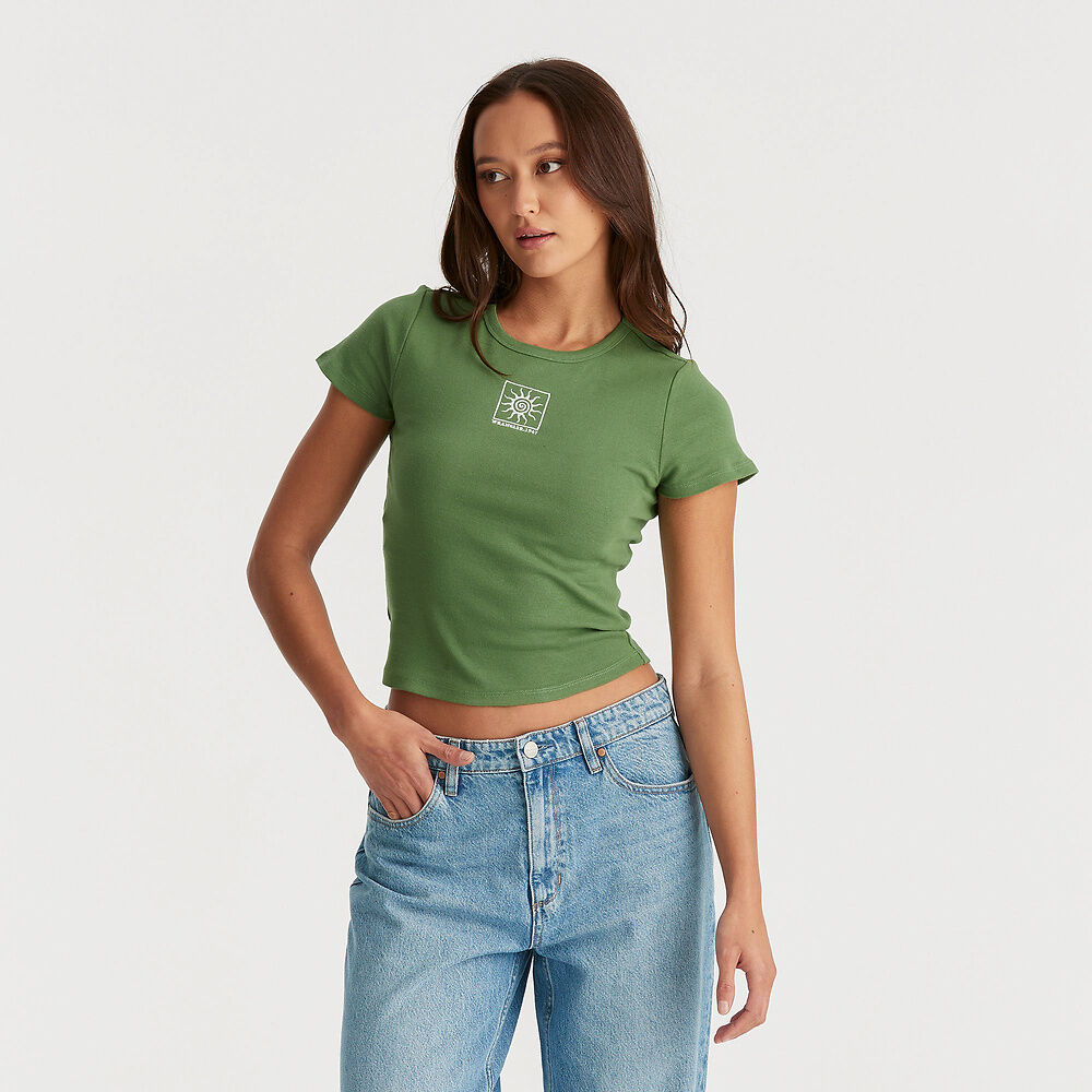 WRANGLER SUN SPIRAL STAPLE RIB TEE