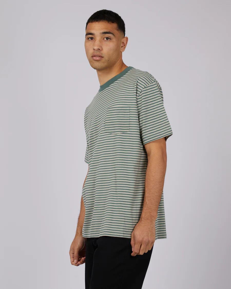 SILENT THEORY ROLLER STRIPE TEE