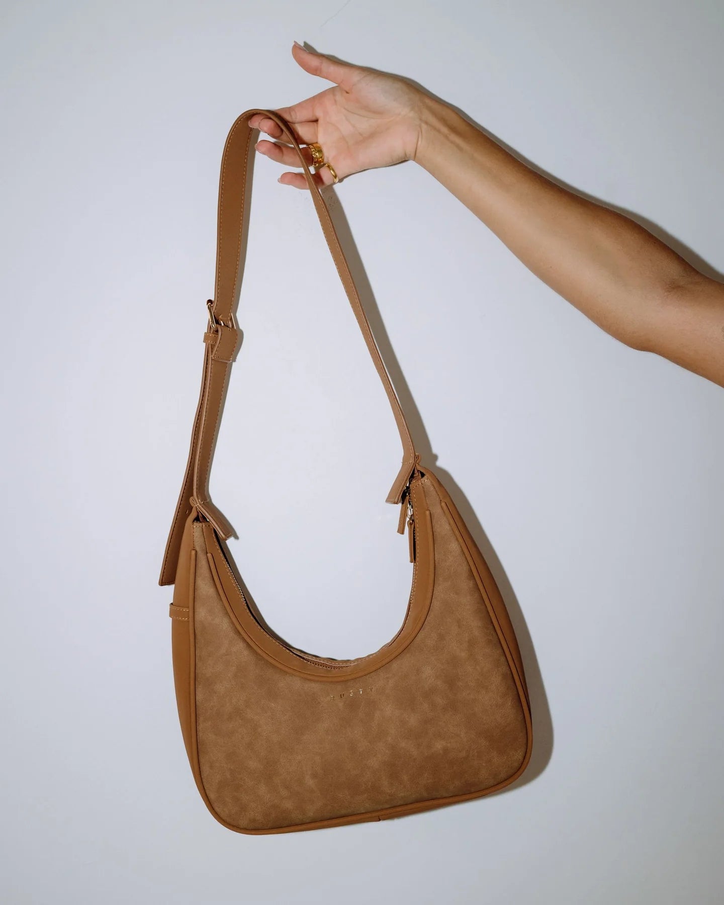 RUSTY ARIA SUEDE HANDBAG