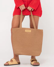 RUSTY GISELE STRAW BEACH BAG