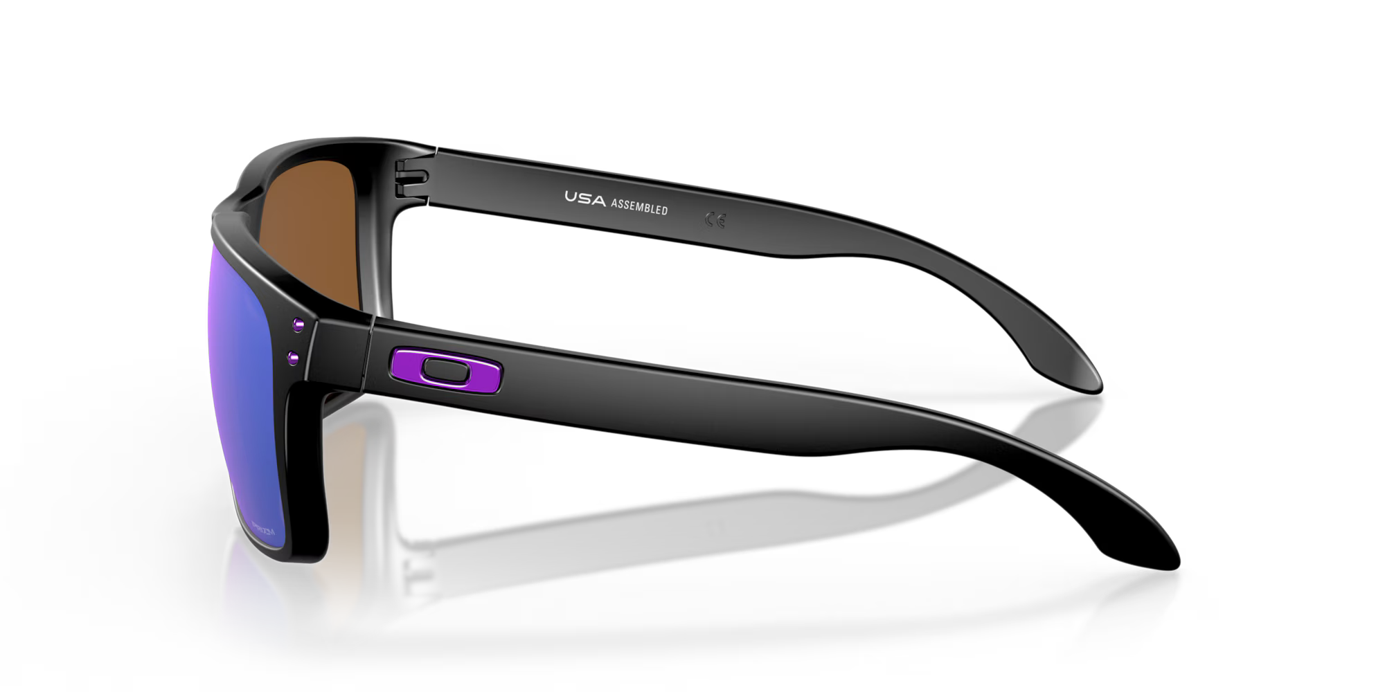 OAKLEY HOLBROOK XL MATTE BLACK W/ PRIZM VIOLET