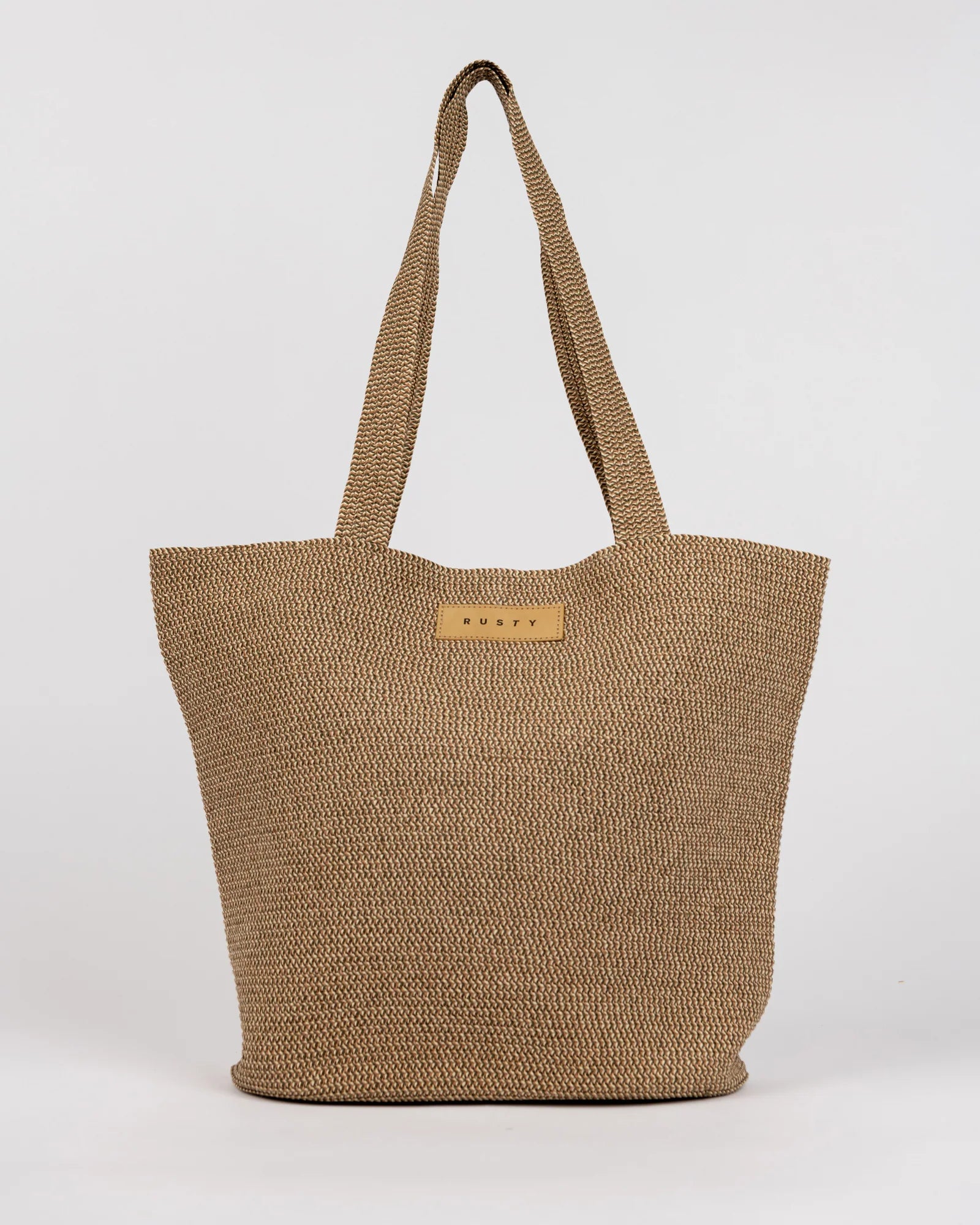 RUSTY GISELE STRAW BEACH BAG