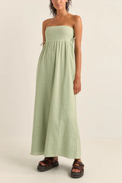 RHYTHM ZALI TIE SIDE MAXI DRESS