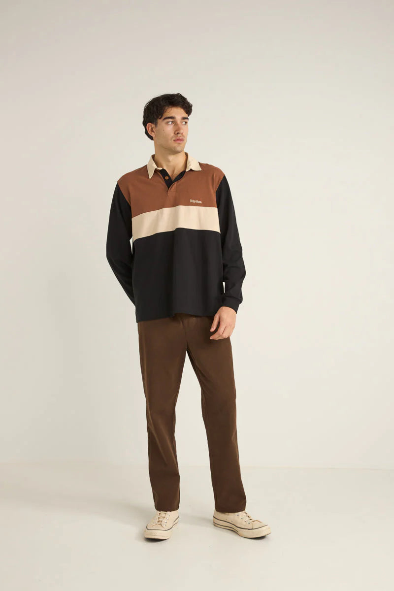 RHYTHM HAYES LS RUGBY POLO