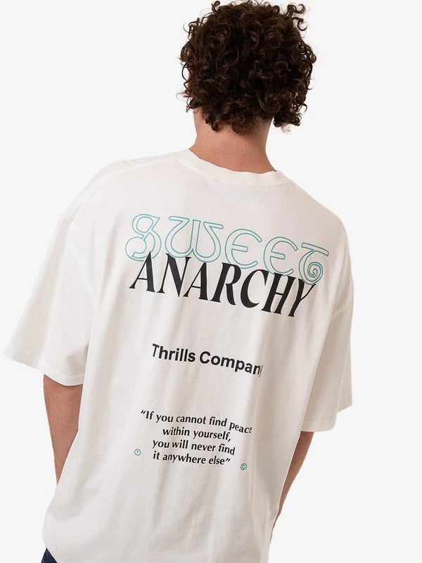 THRILLS SWEET ANARCHY BOX FIT OVERSIZE TEE