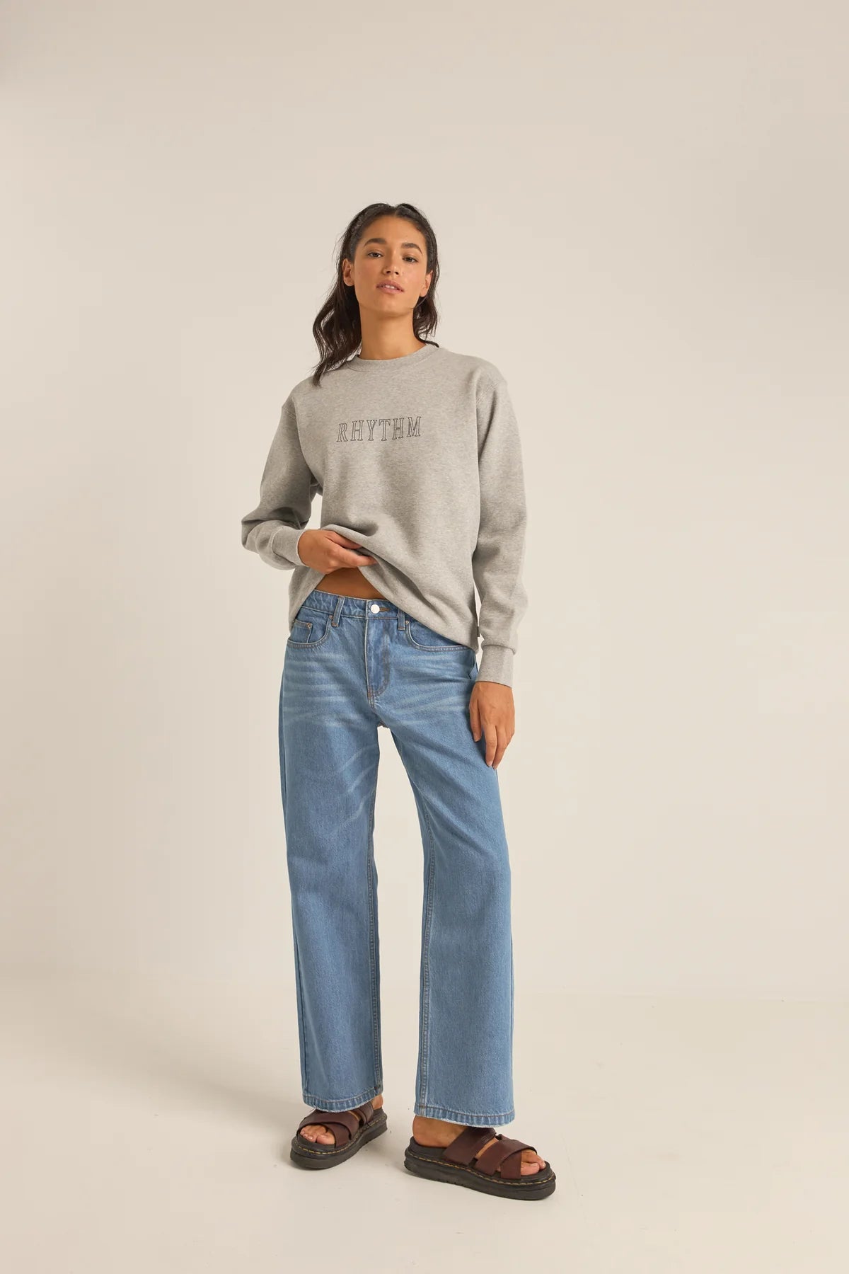RHYTHM FLAGSHIP BOYFRIEND FLEECE CREW