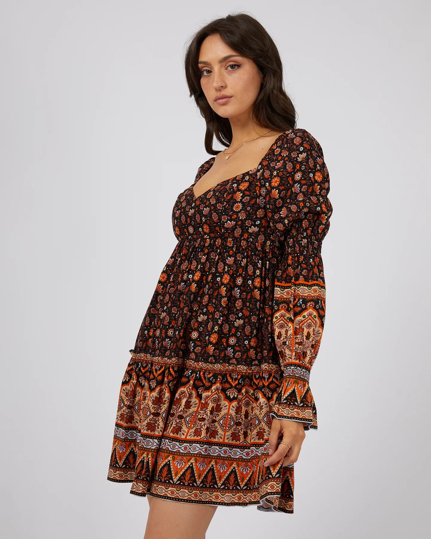 AAE LUNA FLORAL MINI DRESS