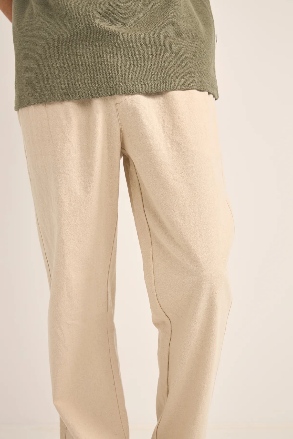 RHYTHM LINEN JAM PANT BONE