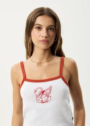 AFENDS CYGNET RIB SINGLET