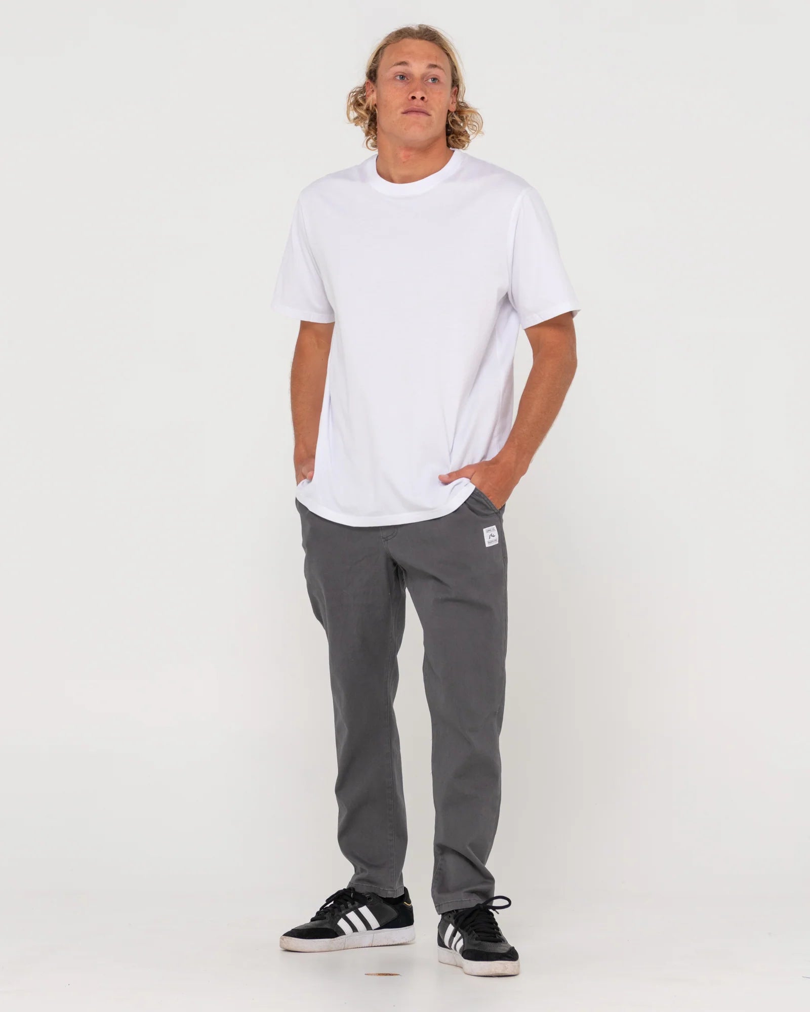 RUSTY MID BOY STRAIGHT FIT ELASTIC PANT