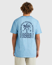 BILLABONG BIG WAVE SHAZZA TEE - BLUE WASH