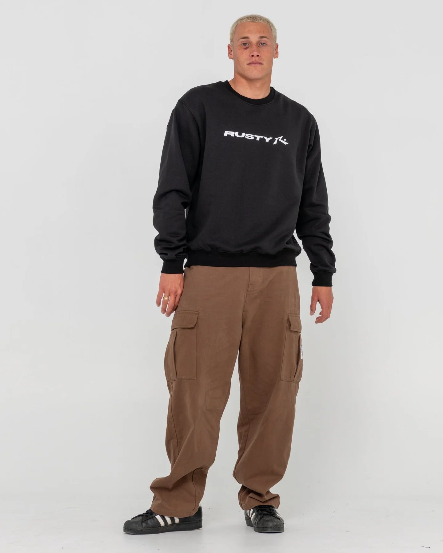 RUSTY VITAL 2.0 RUSTY CREW NECK FLEECE