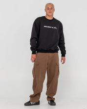 RUSTY VITAL 2.0 RUSTY CREW NECK FLEECE