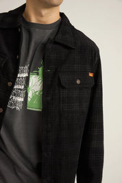 RHYTHM CORD CHECK OVERSHIRT