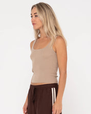 RUSTY AMELIA SCOOP KNIT TANK