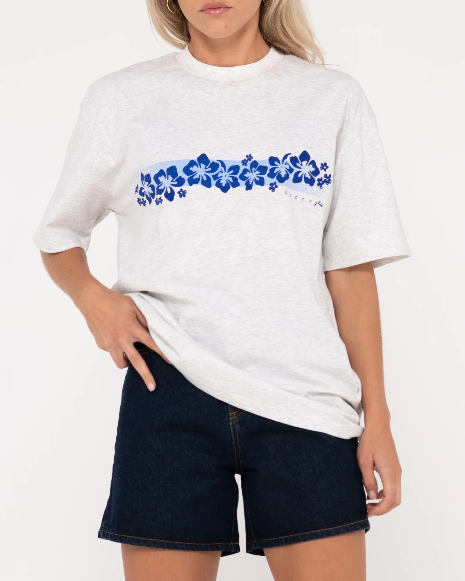 RUSTY SHORE THING OVERSIZED GRAPHIC TEE