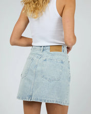 SILENT THEORY CARGO DENIM SKIRT