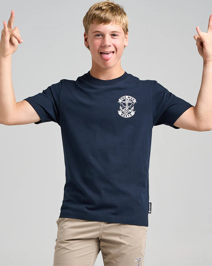 HUEYS DROP ANCHOR YOUTH TEE