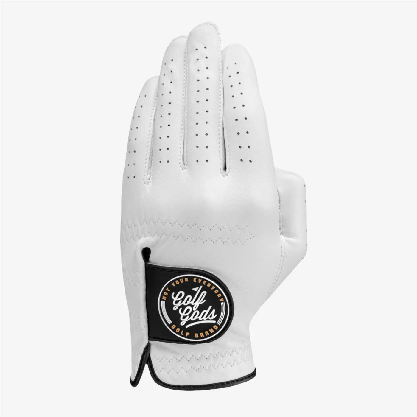 WHITE CABRETTA LEATHER GOLF GLOVE RIGHT HAND