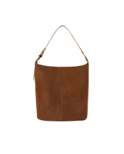 CALI SHOULDER BAG TAN SUEDE