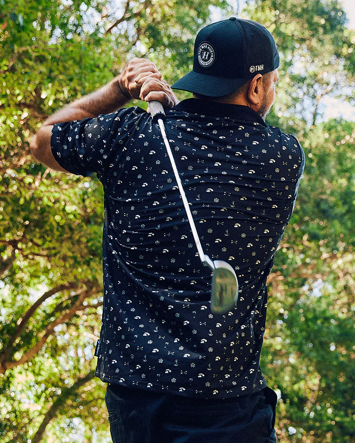 HUEYS ANCHOR BONES PARTY POLO