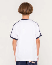 RUSTY POPPA RINGER TEE - BOYS